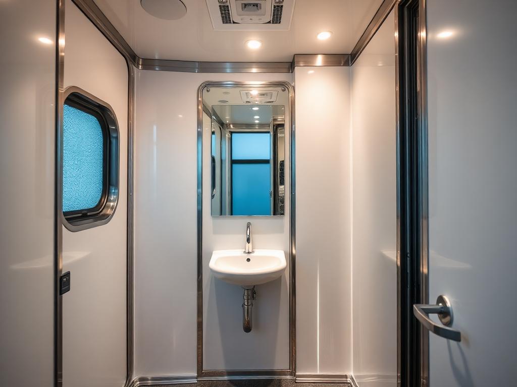 Luxury Restroom Trailers in Caledonia, MI